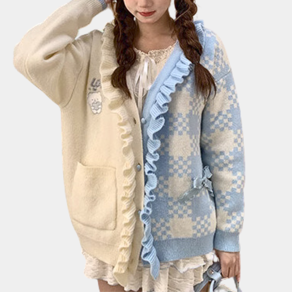 Aureliana - Stylish Colour Block Women's Cardigan for Summer