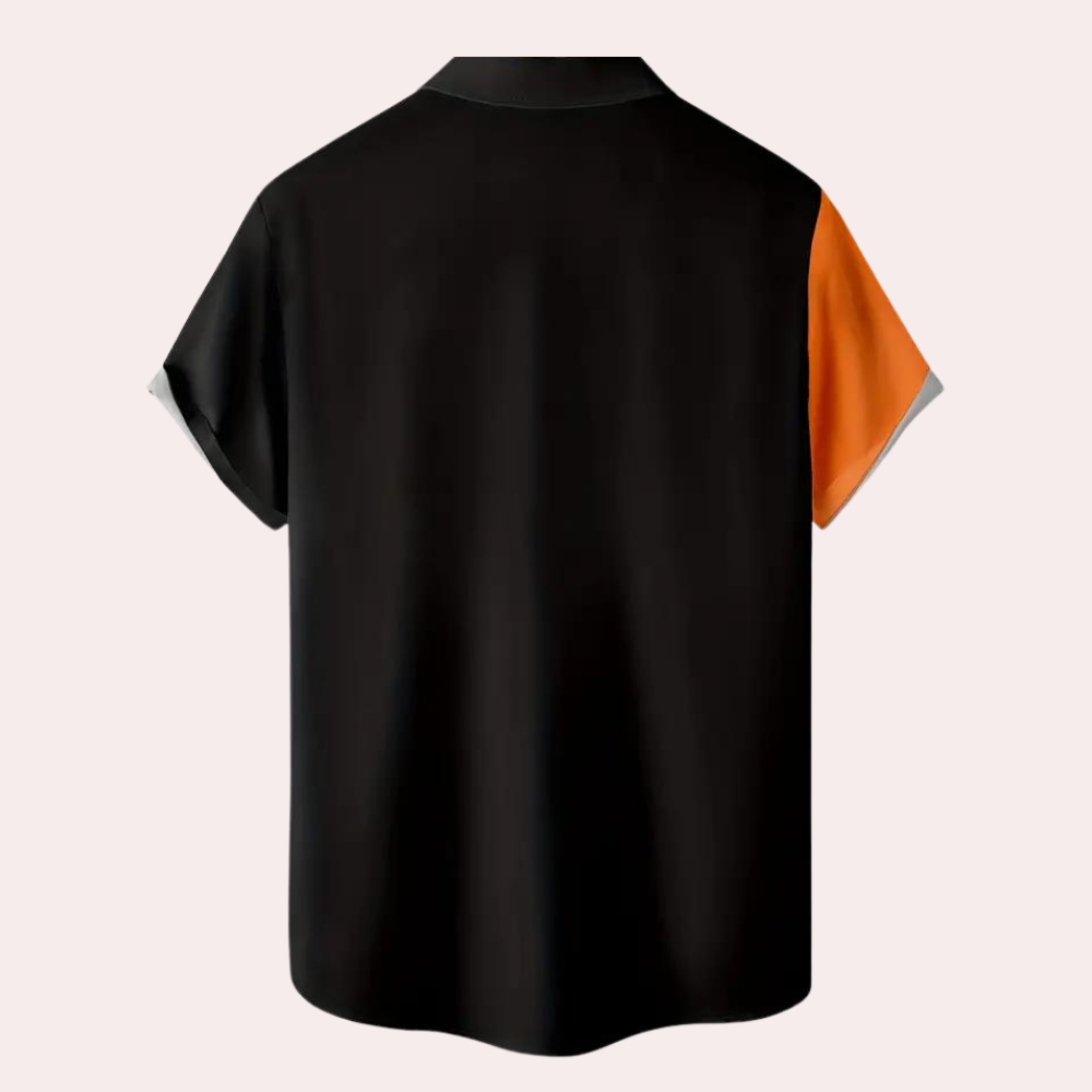 Anitra - Spooky Pumpkin Face Summer T-shirt for Men