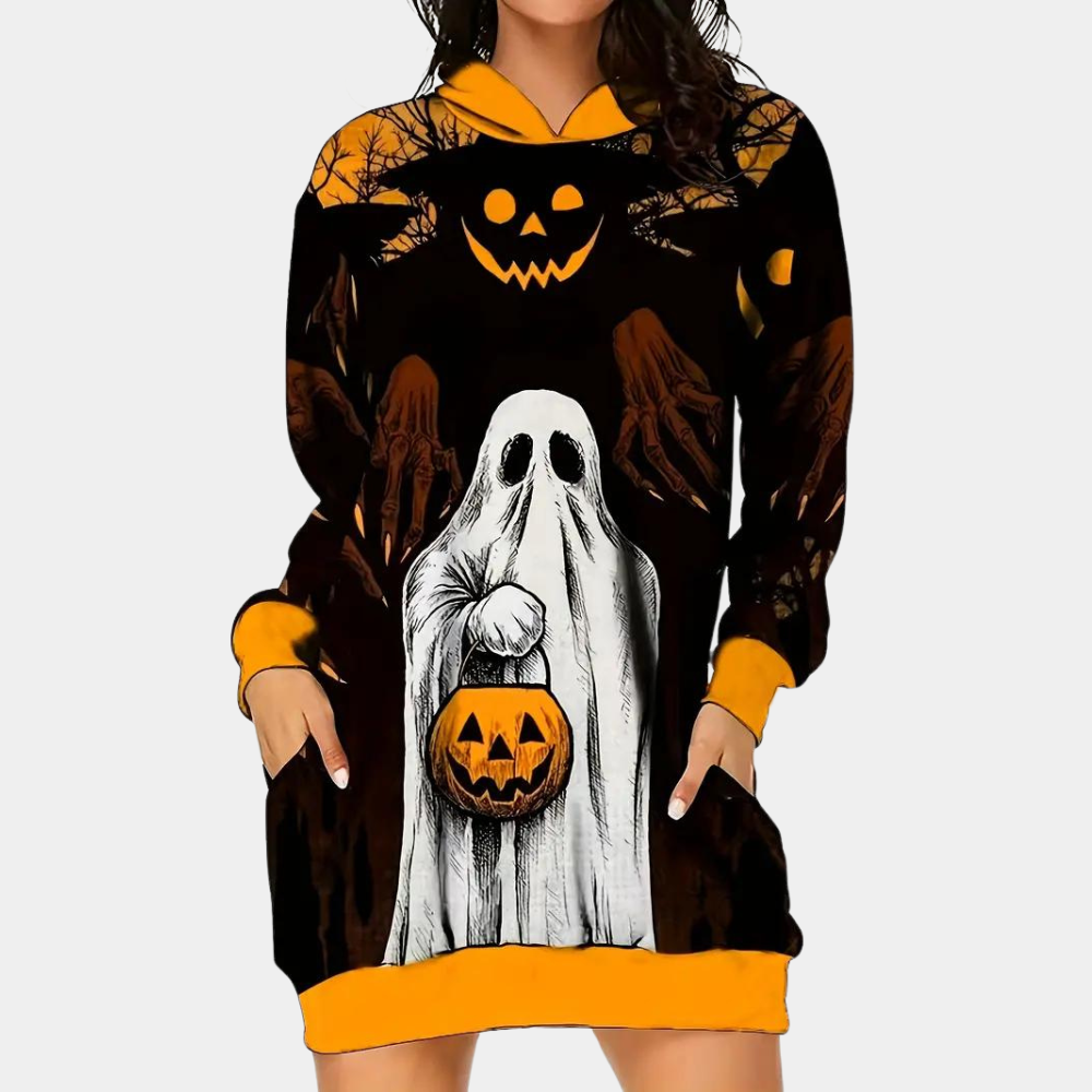 Cili - Stylish Summer Dress with Hood for Ladies