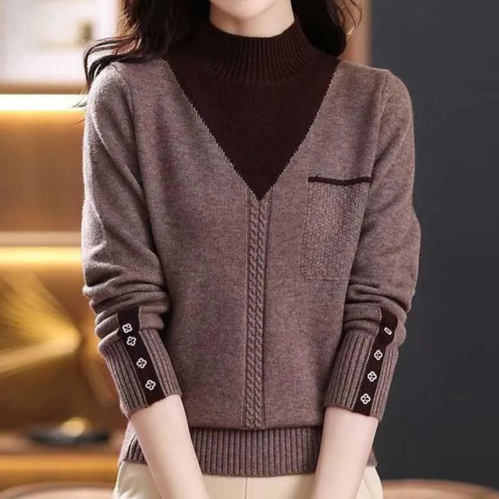 Tica - Lightweight and fashionable knitted jumper for women, perfect for spring and summer