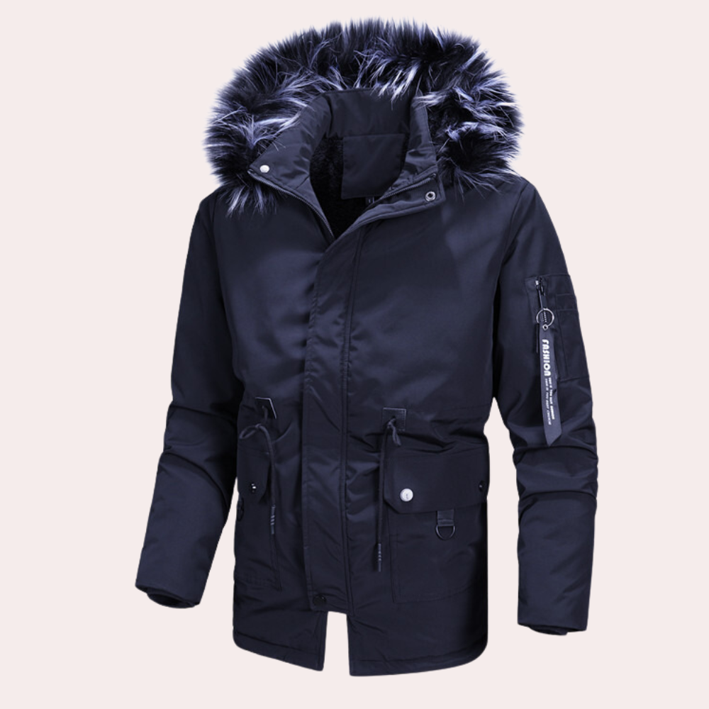 Bartek - Trendy coat with hood for cold days