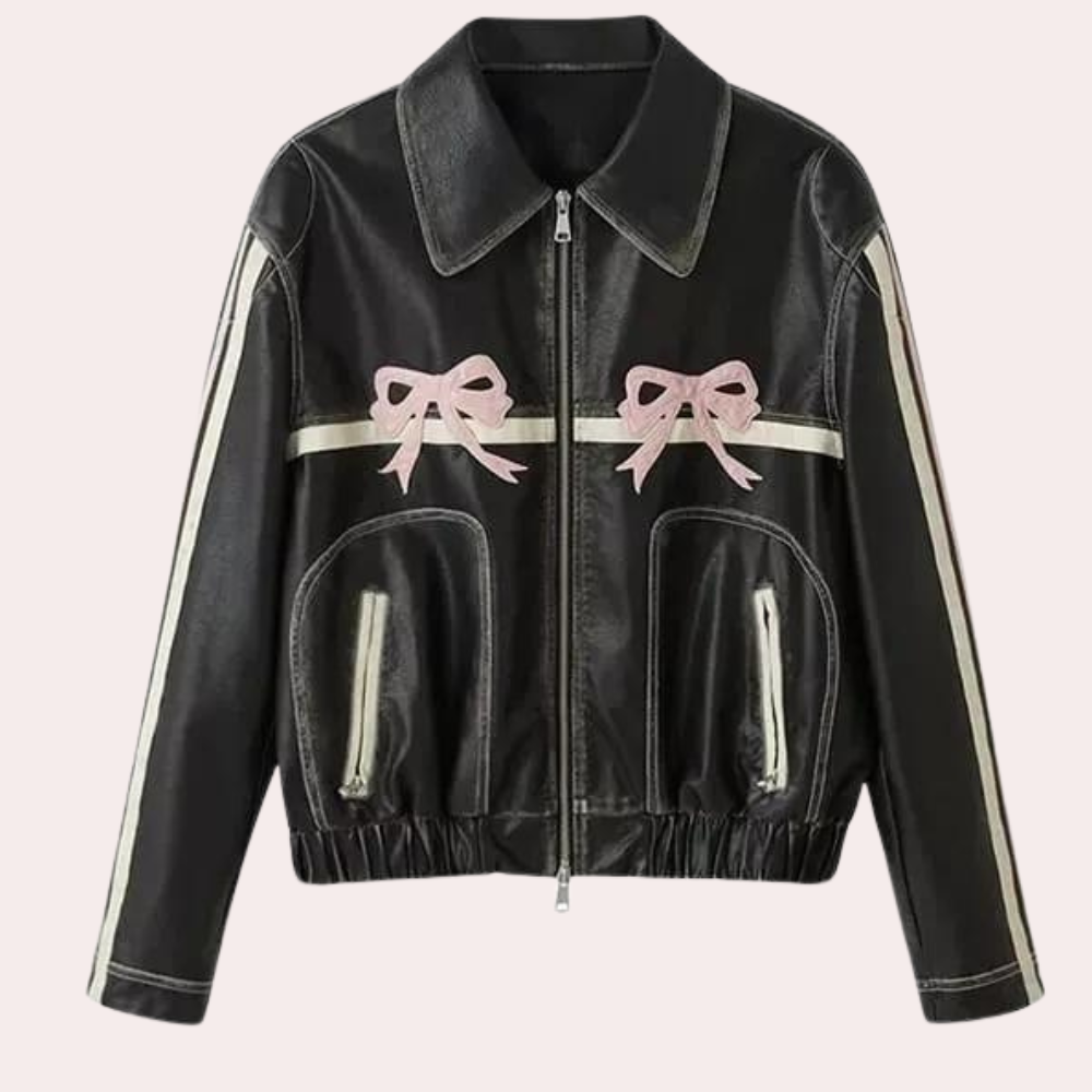 Ursuline - Classic Women's Jacket with Luxury Bow Detail for Summer