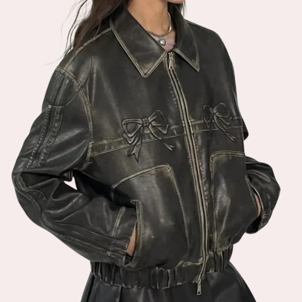 Ursuline - Classic Women's Jacket with Luxury Bow Detail for Summer