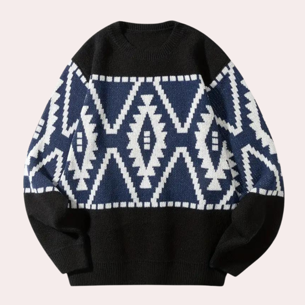 Szigfrid - Stylish Knitted Men's Jumper