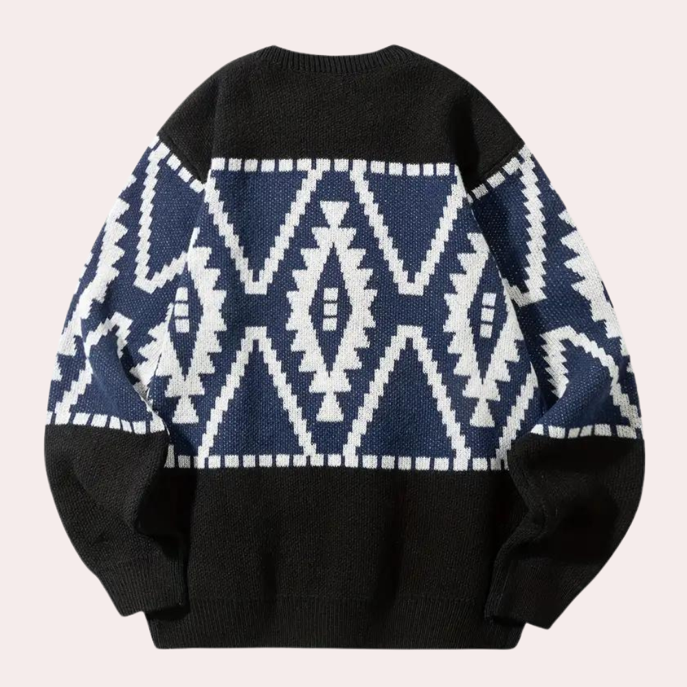 Szigfrid - Stylish Knitted Men's Jumper