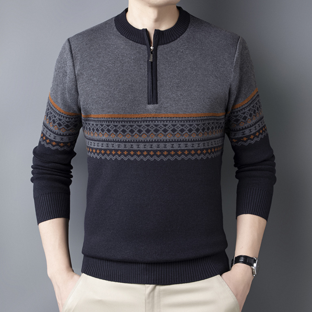 Valentyn - Knitted Summer Jumper for Men Modern Comfort