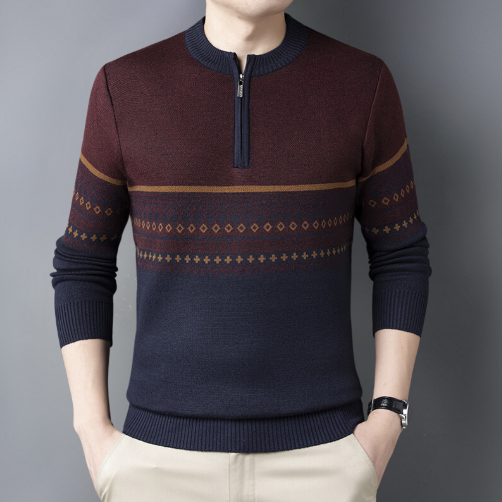 Valentyn - Knitted Summer Jumper for Men Modern Comfort