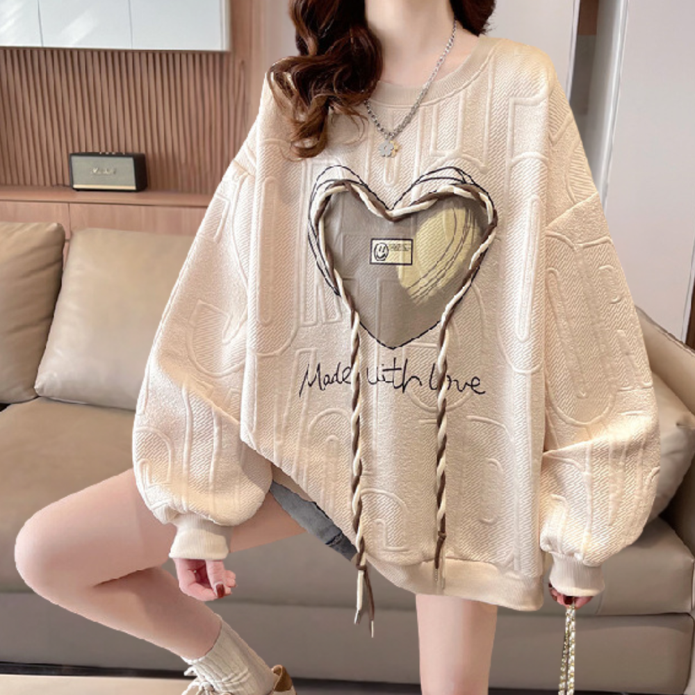 CHRISTINA - Trendy Summer Jumper with Texture for Women