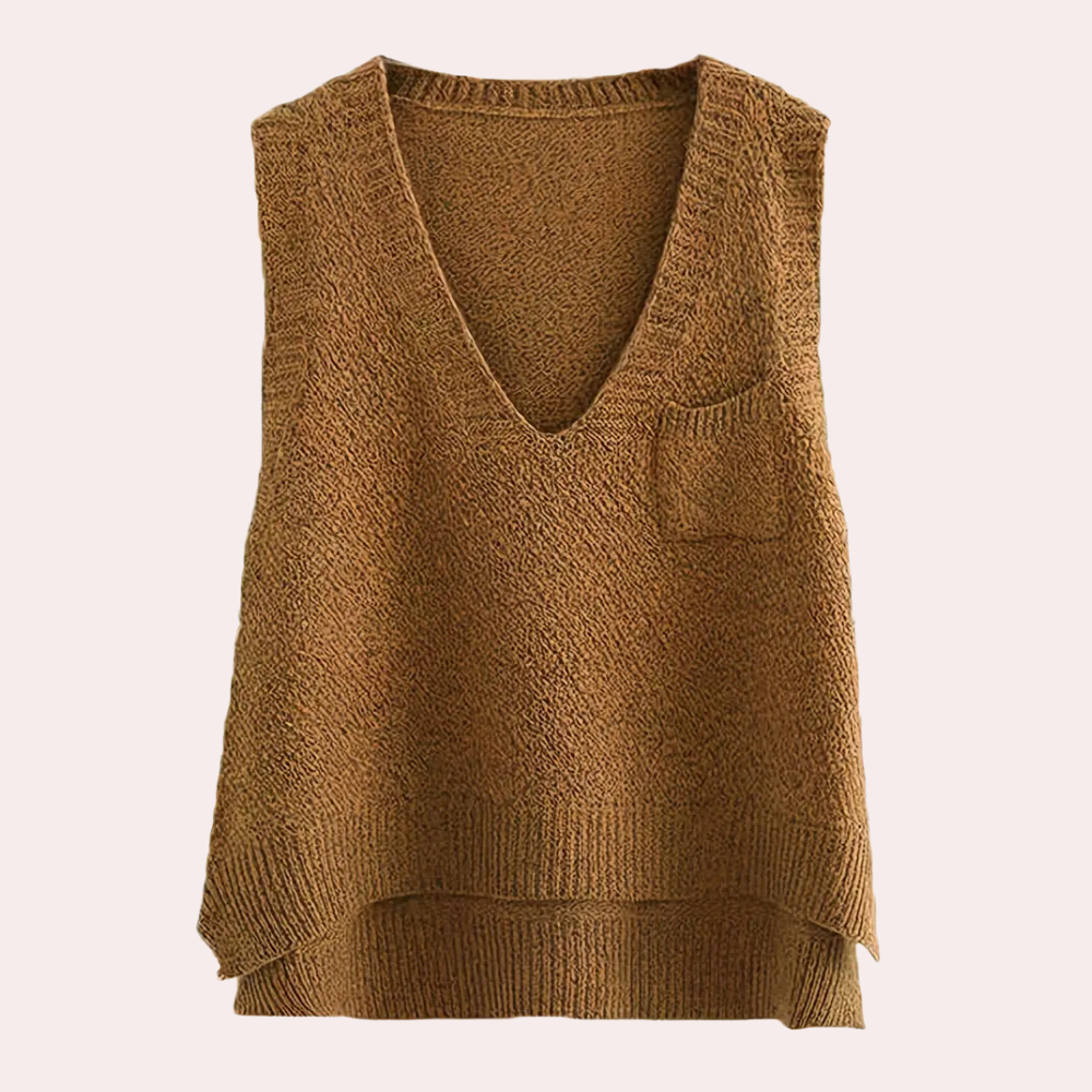 ALANNAH - Trendy Knitted Summer Gilet for Women