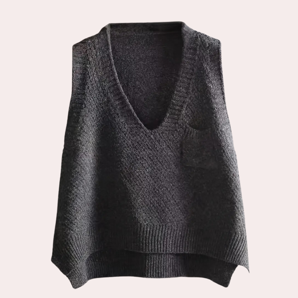 ALANNAH - Trendy Knitted Summer Gilet for Women