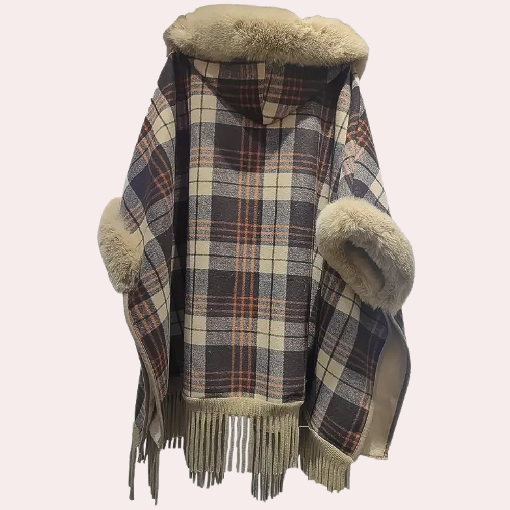 SHIRLEY - Lightweight Checked Summer Scarf for Women