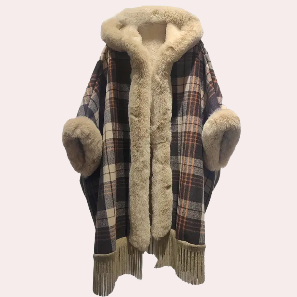 SHIRLEY - Lightweight Checked Summer Scarf for Women