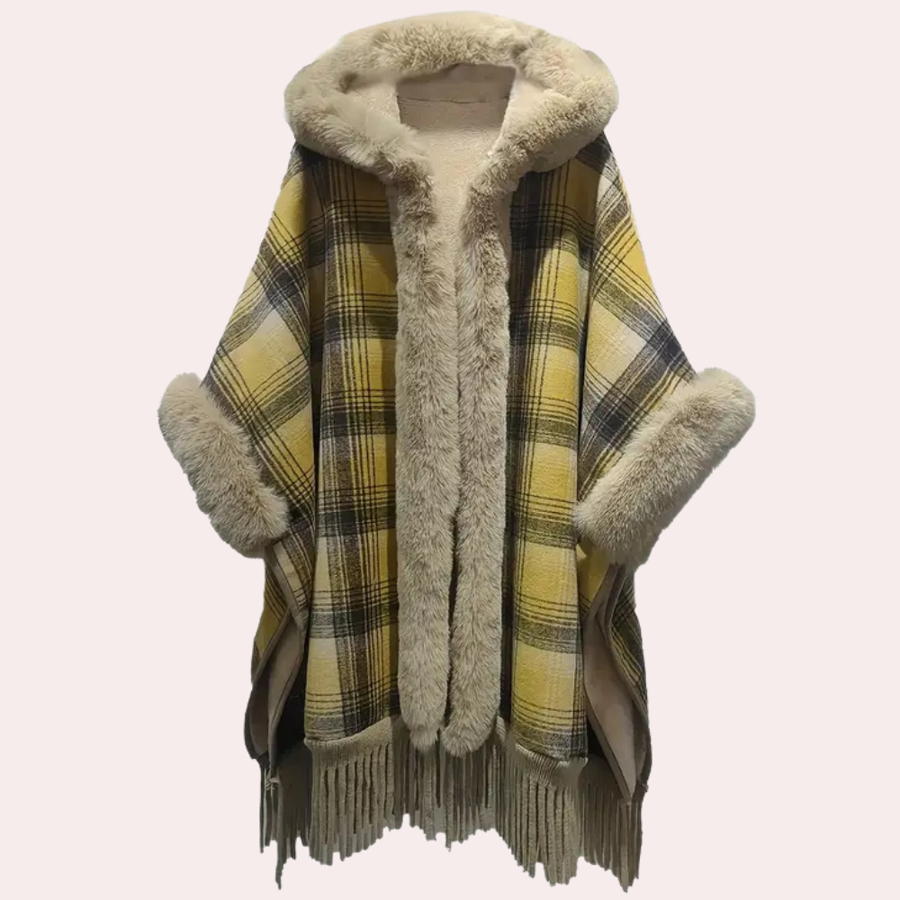 SHIRLEY - Lightweight Checked Summer Scarf for Women