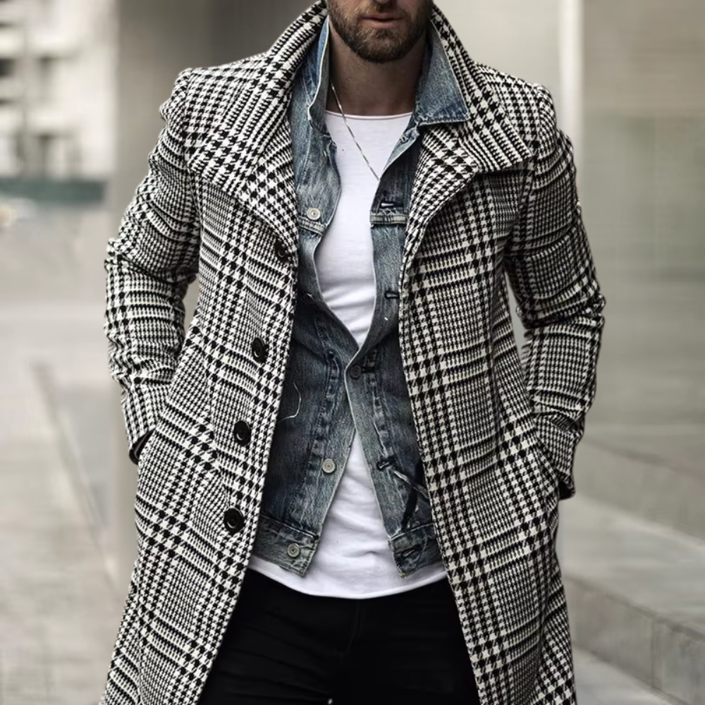 CHRISTOPHER - Stylish Lightweight Checked Summer Jacket for Men