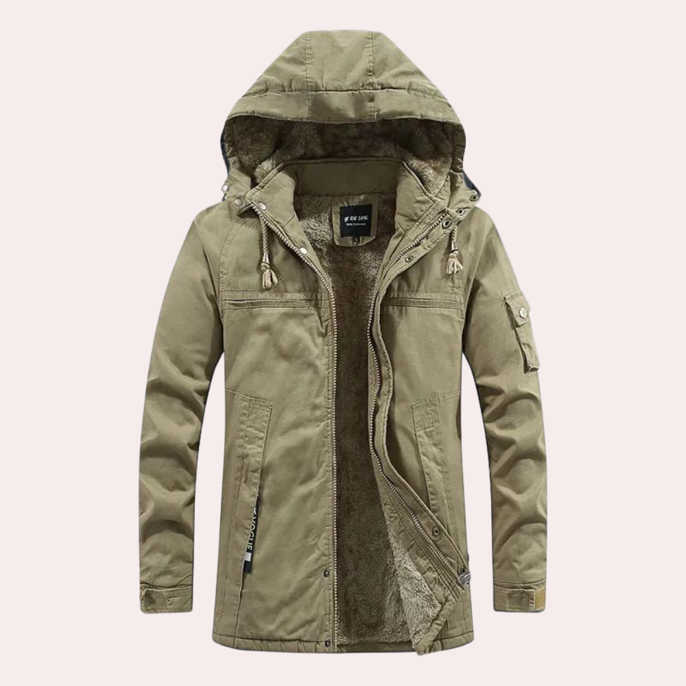 AARON - Stylish Winter Coat with Hood for Men