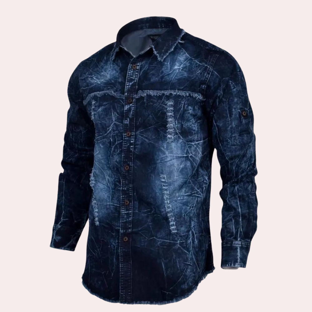 BILLY - Classic Denim Summer Shirt for Men