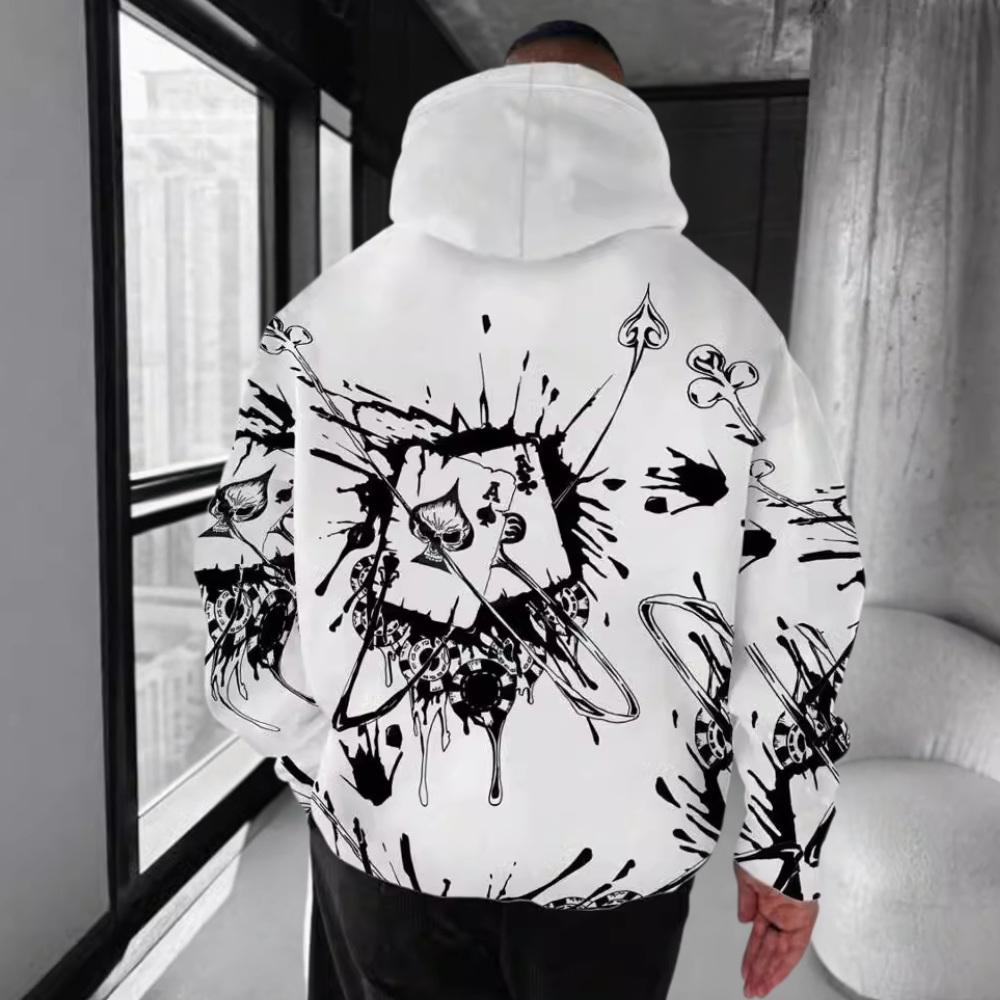 DALE - Light Printed Hoodie for Men - Summer Edition