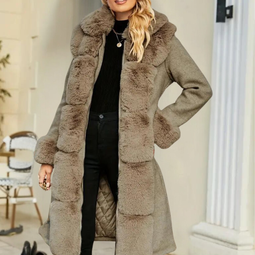CHRISTINE - Comfortable Plush Coat for Women