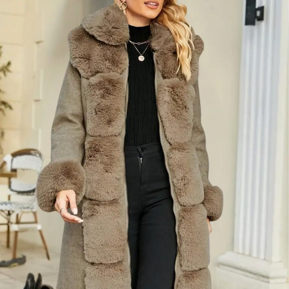CHRISTINE - Comfortable Plush Coat for Women