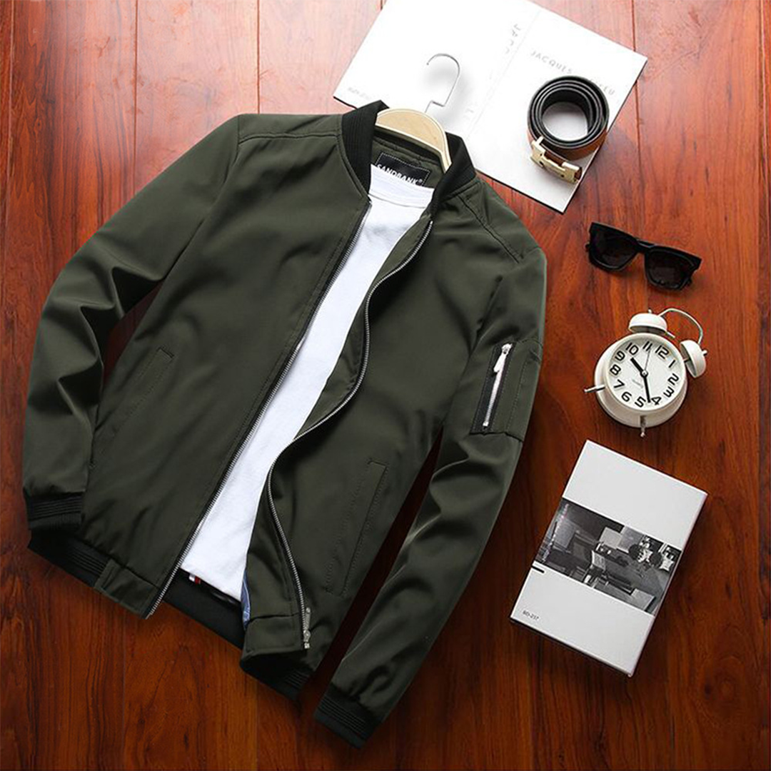 CRISTIAN - Stylish and short summer jacket for men, perfect for spring and summer.