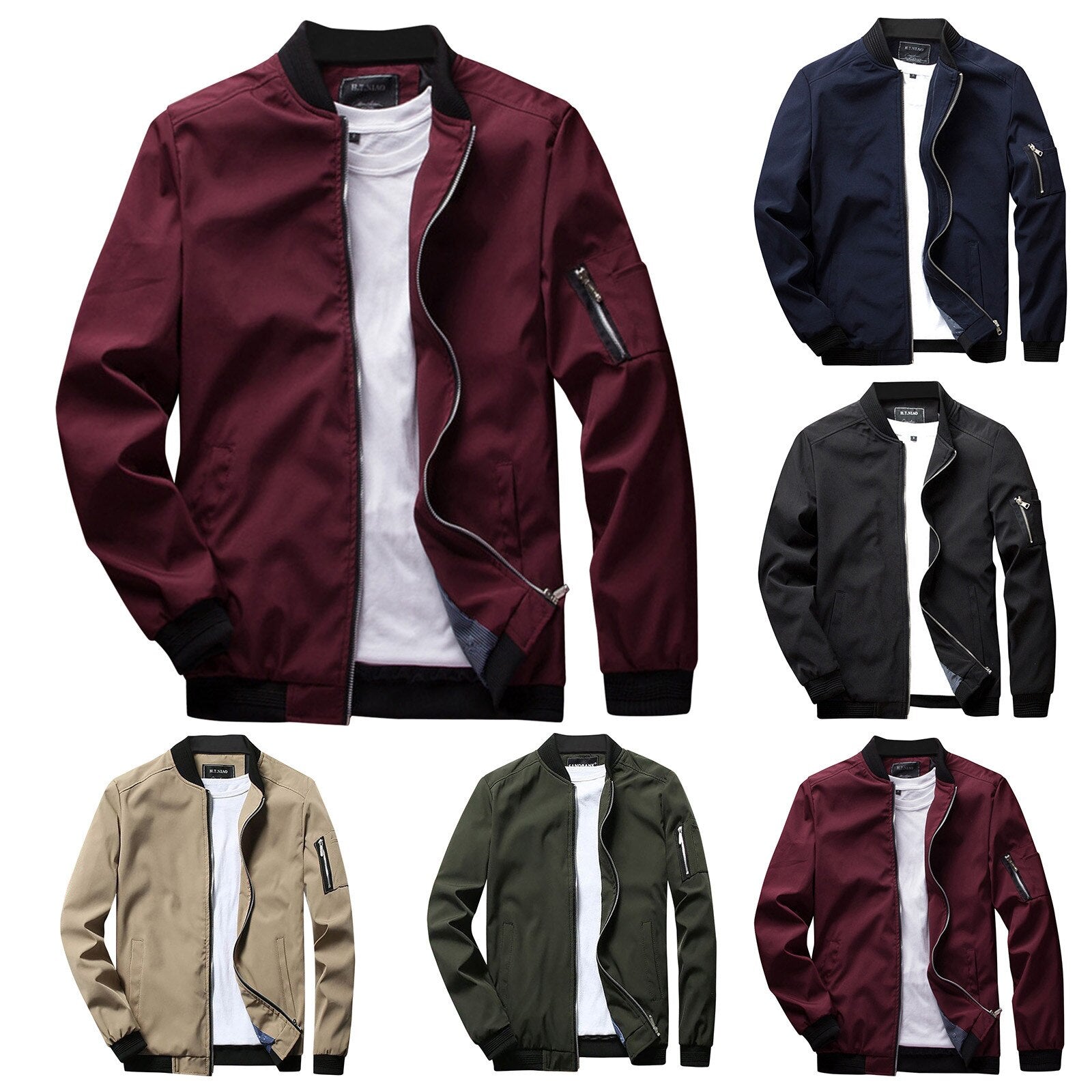 CRISTIAN - Stylish and short summer jacket for men, perfect for spring and summer.