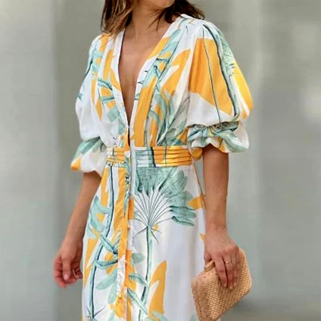 ALLYSON - Stylish Summer Maxi Dress