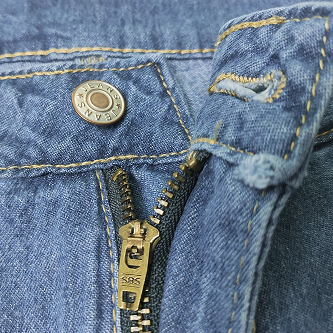 Verfeinerte Baumwolljeans