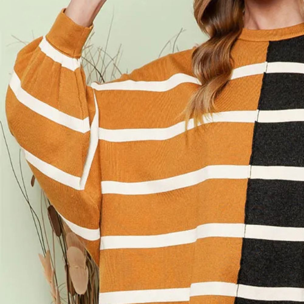 VICTORIA - Lightweight Striped Casual Summer Jumper for Women