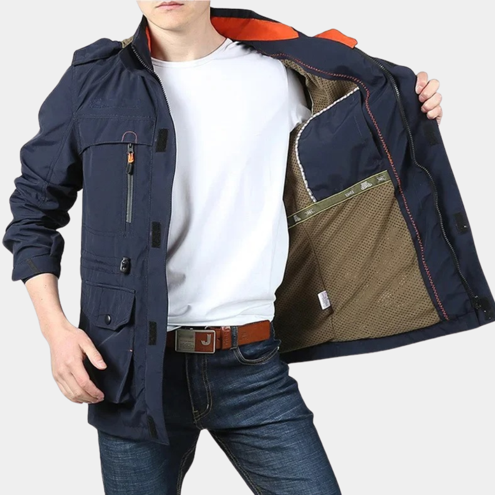 Damond - Light Cargo Summer Jacket for Men