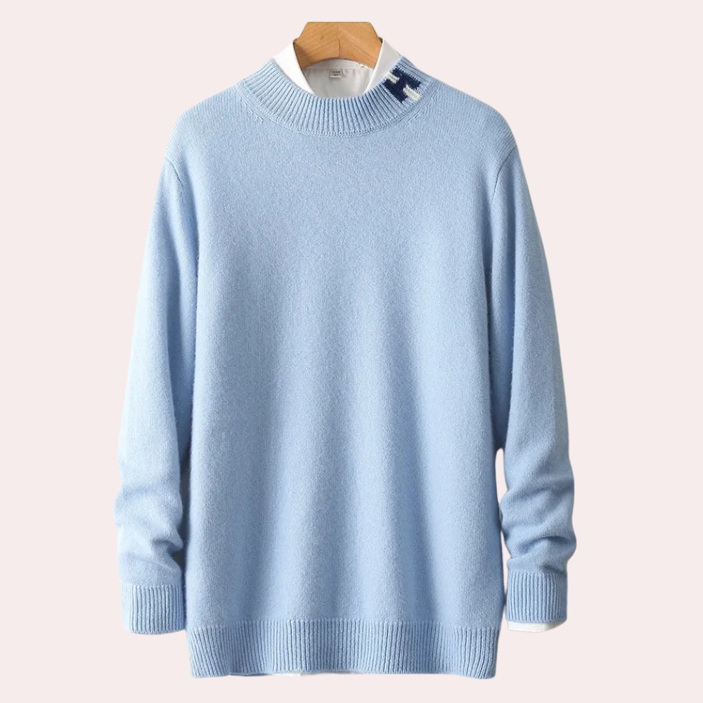 BERNARDO - Lightweight Knitted Jumper for Men, Perfect for Spring and Summer