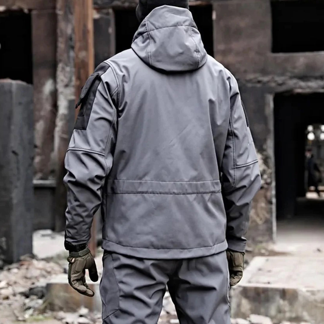 Zeitloses Sharkskin-Set