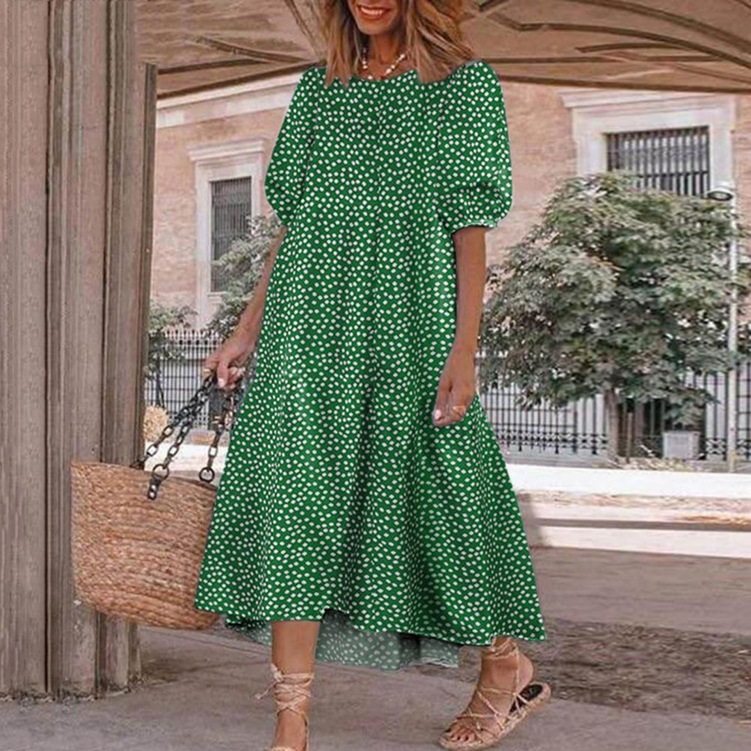 CHOLE - Comfortable casual midi dress for summer