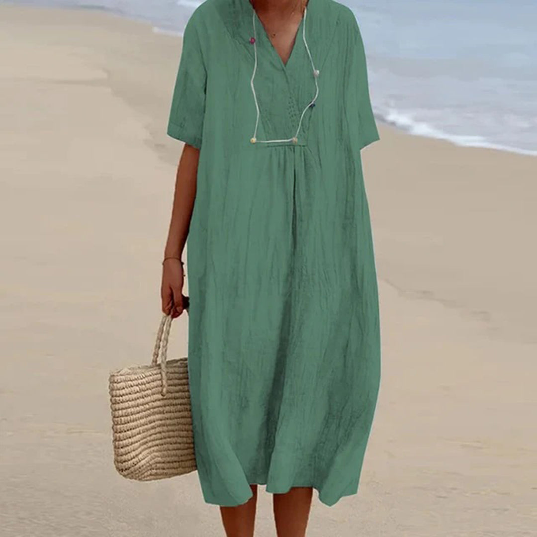 BRIGITTE - Lightweight Casual Summer Dress
