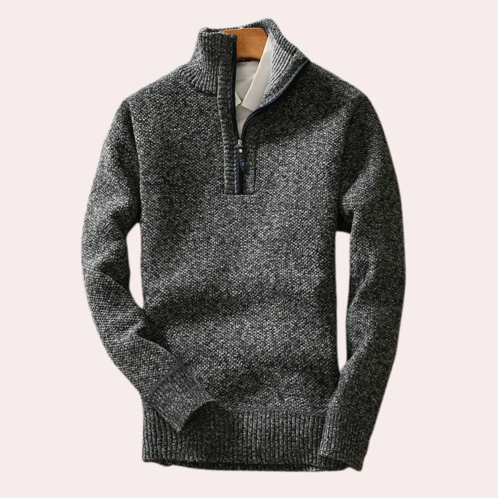 BRICE - Comfortable Half-Zip Jumper for Men - Spring/Summer Edition