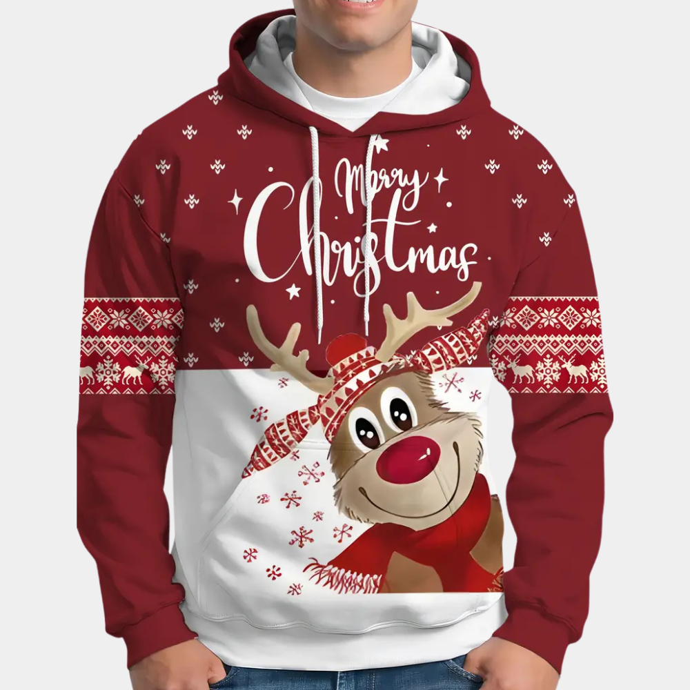 ADRIANNE - Casual Christmas Hoodies for Men