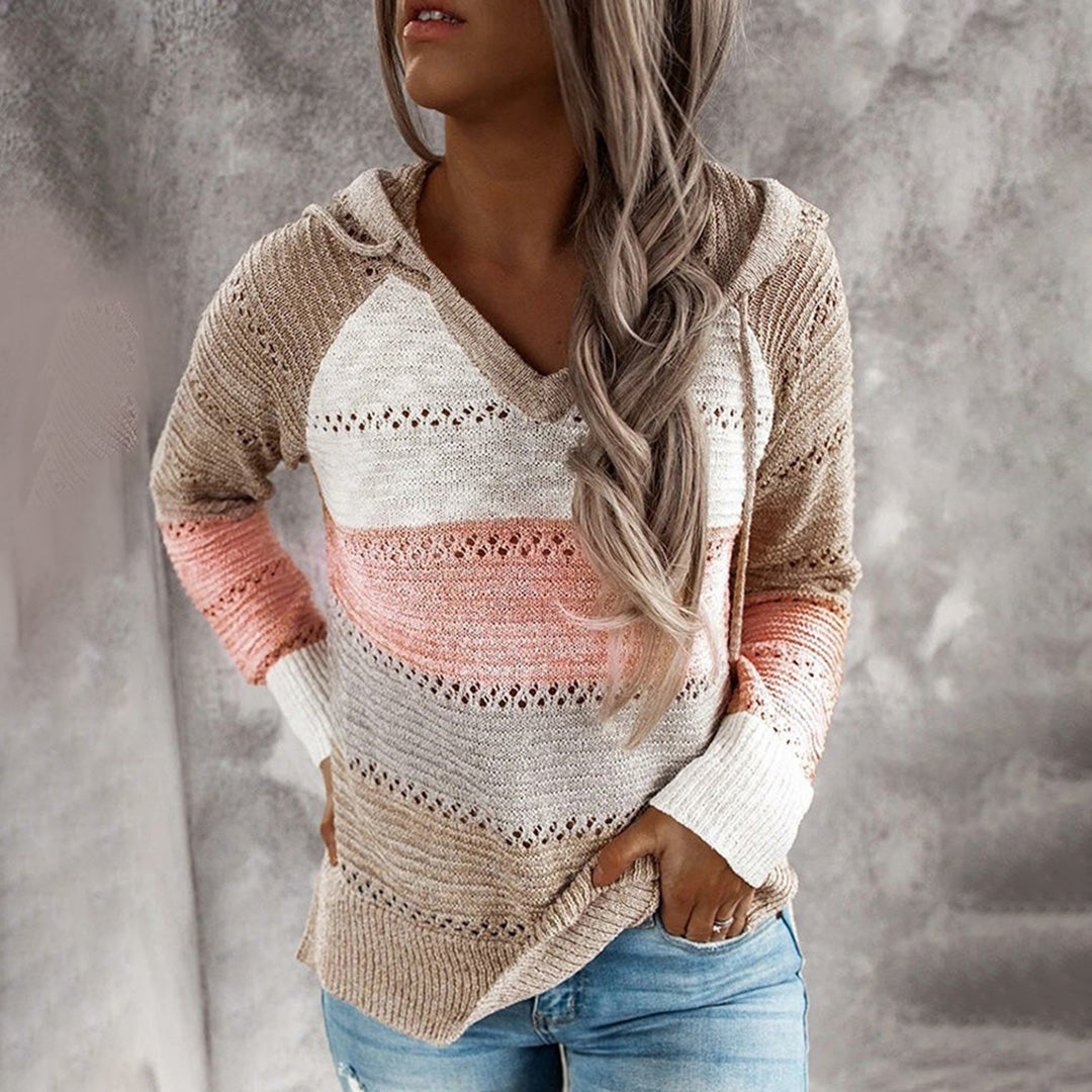 AVALYNN - Stylish V-Neck Summer Jumper