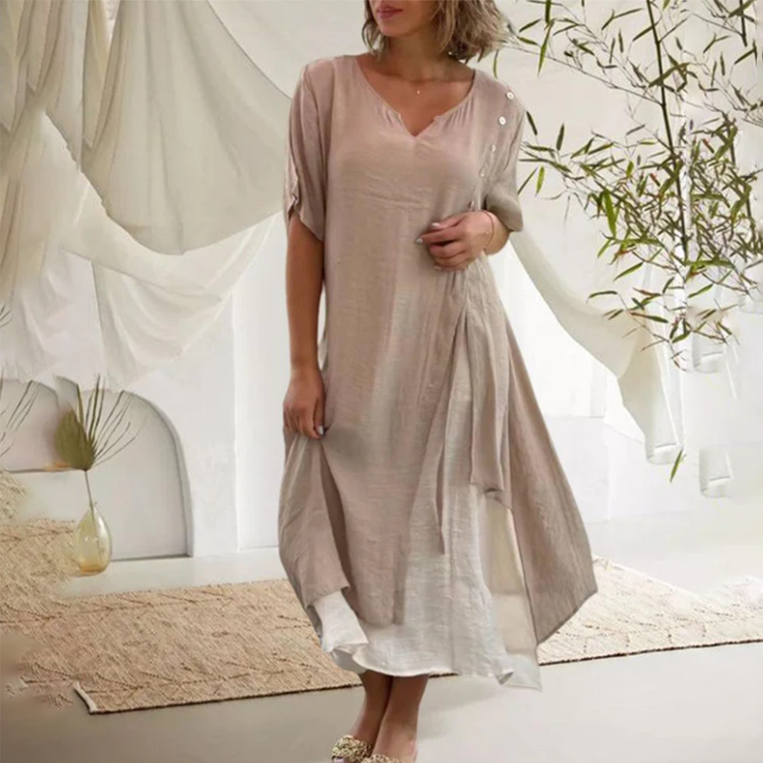 BJORG - Elegant Summer Dress for Sunny Days