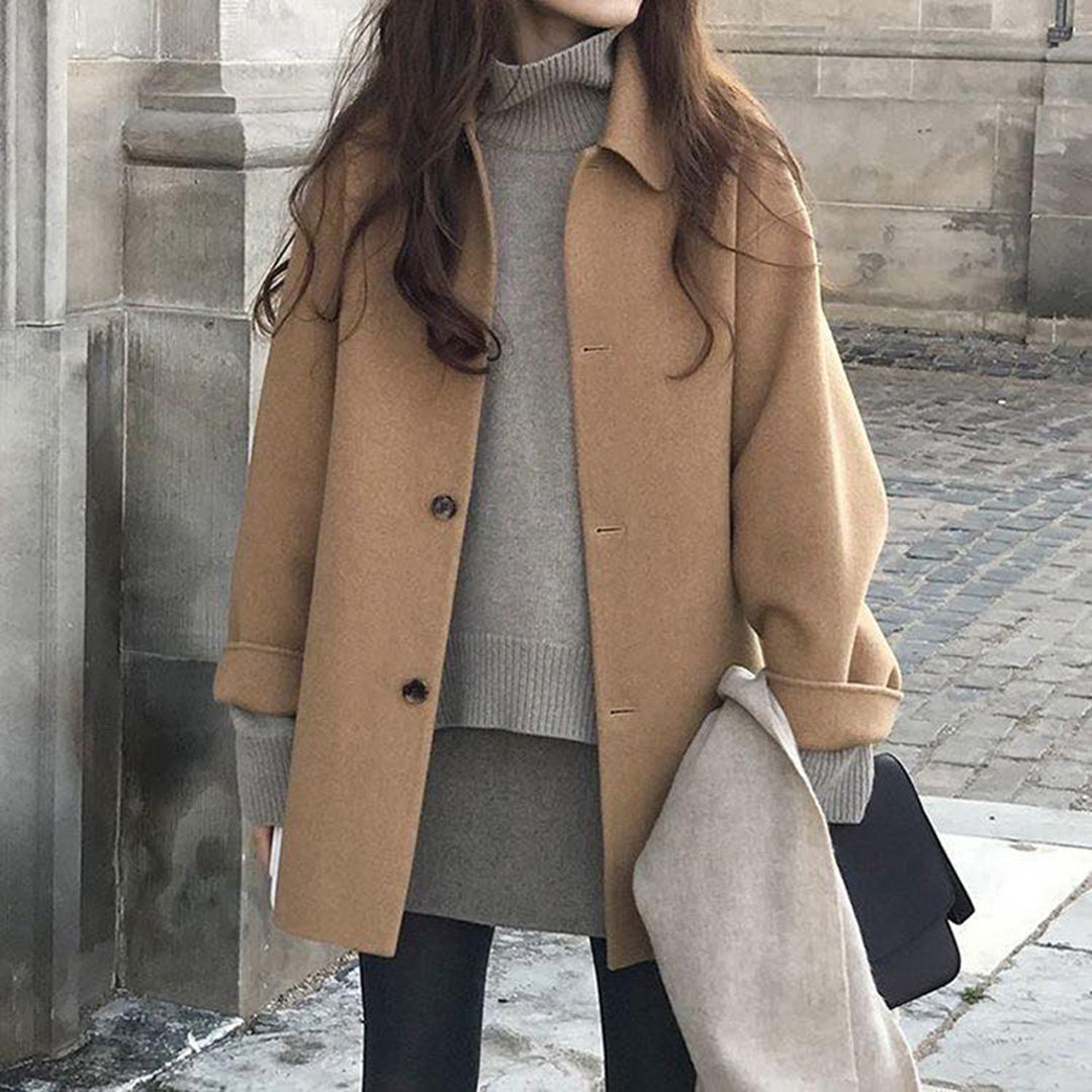 Elegante Polyesterjacke