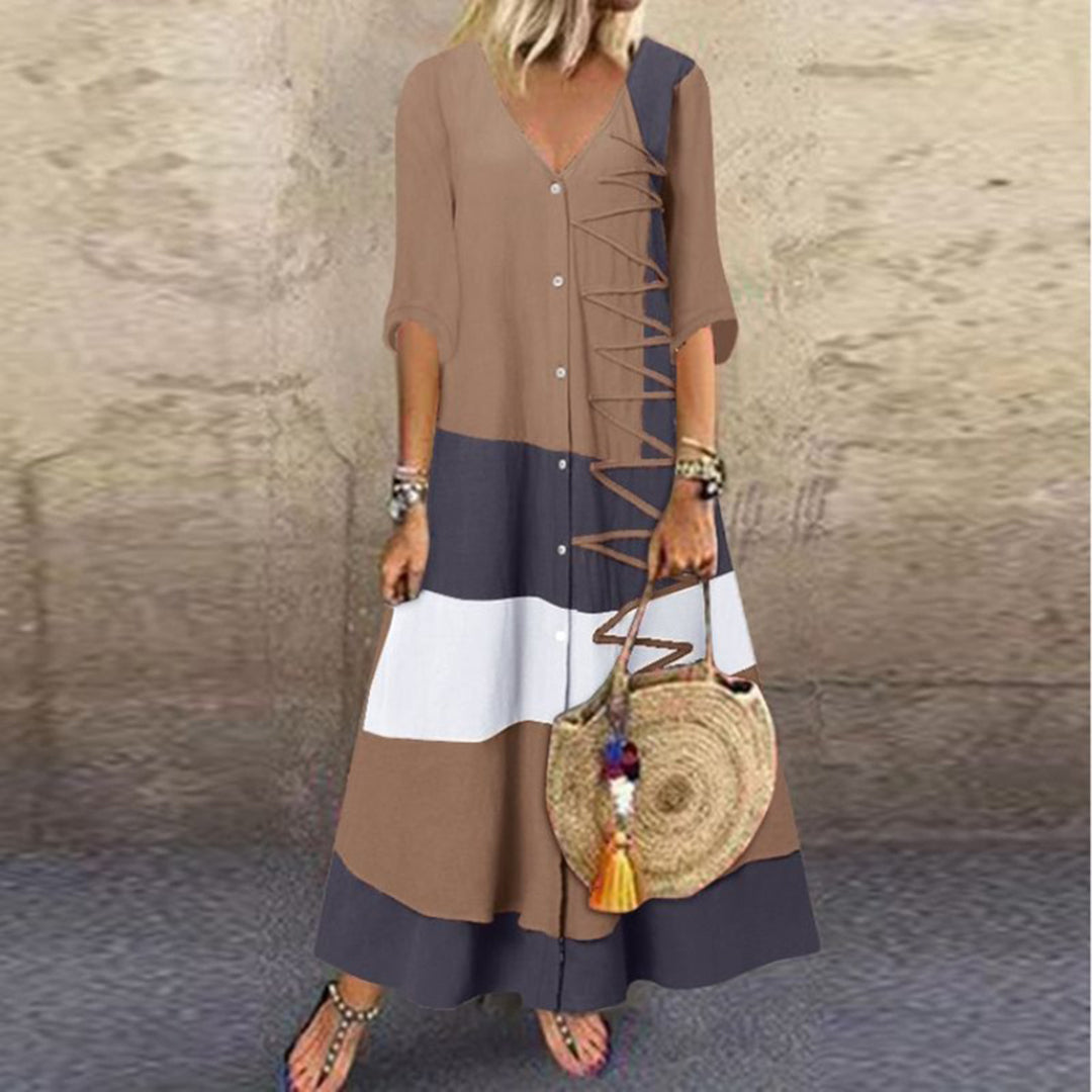 ALTHAIA - Stylish and Elegant Long Summer Dress