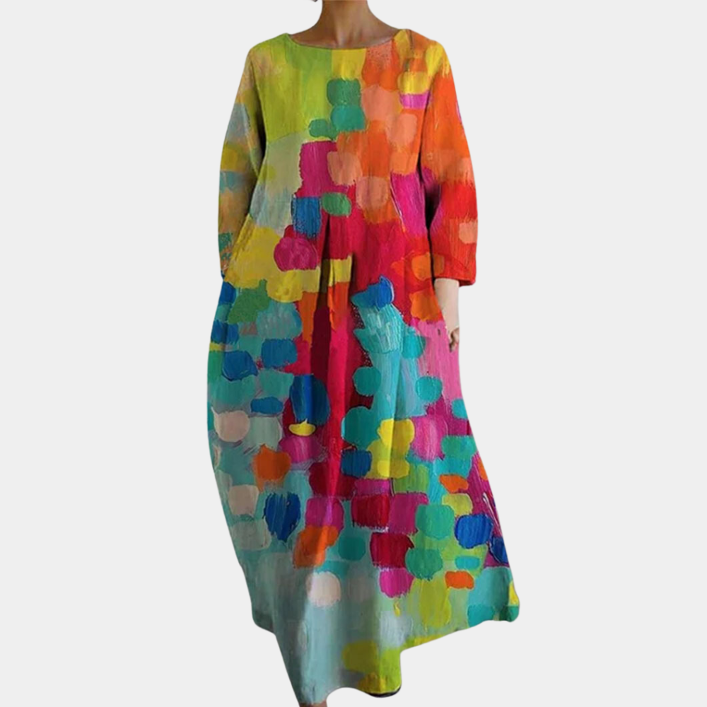 Colourful Summer Casual Women's Dress