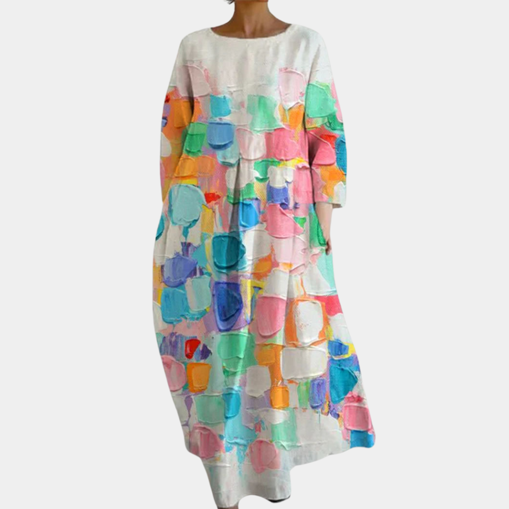Colourful Summer Casual Women's Dress