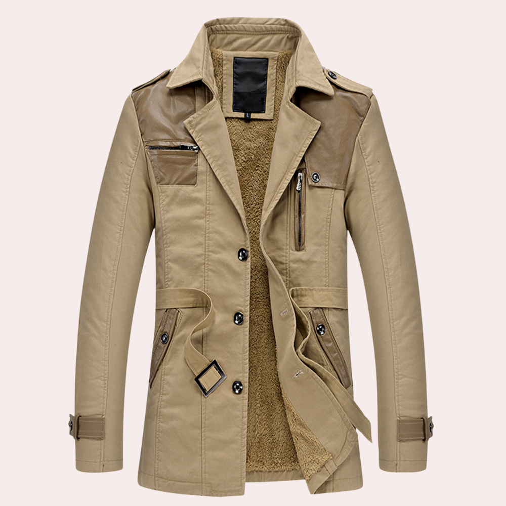 YVAN - Light Summer Trench Coat for Men