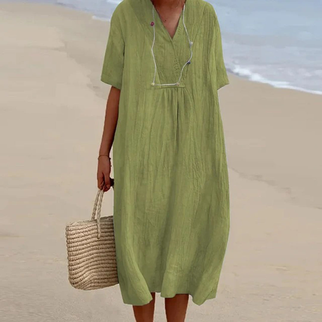 BRIGITTE - Lightweight Casual Summer Dress