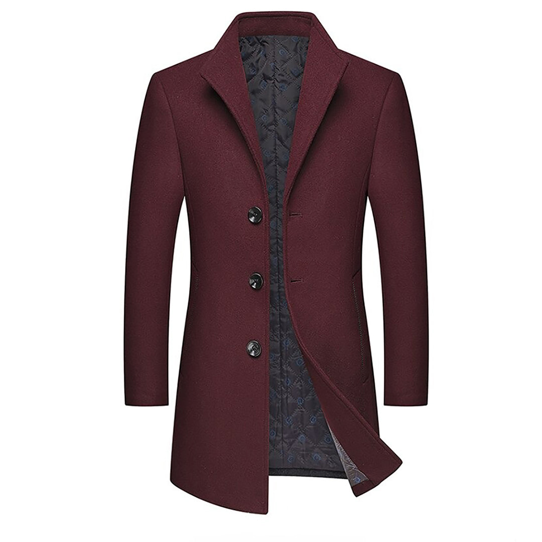 NIKOLAOS - Smart Long Coat for Men