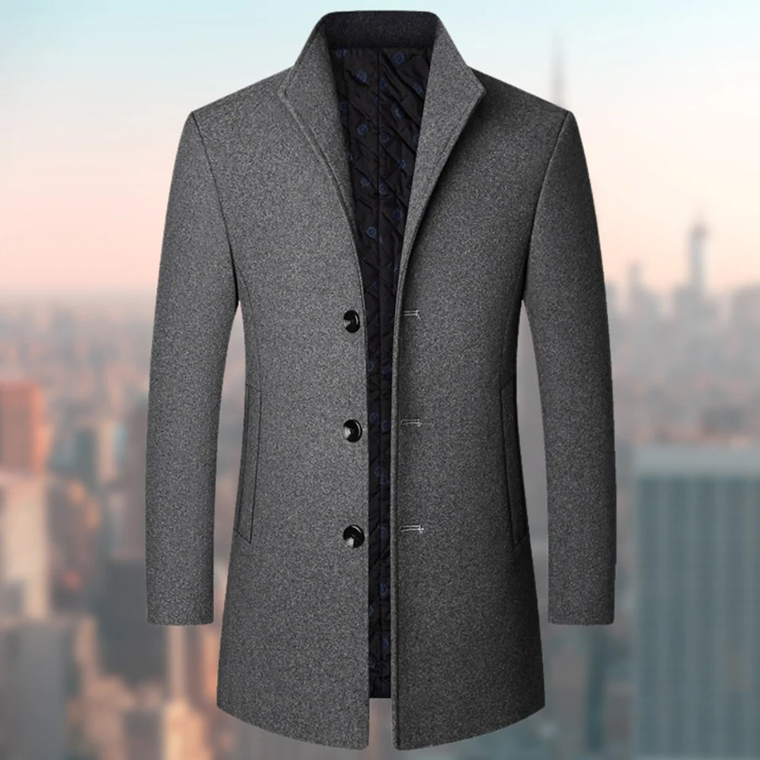 NIKOLAOS - Smart Long Coat for Men