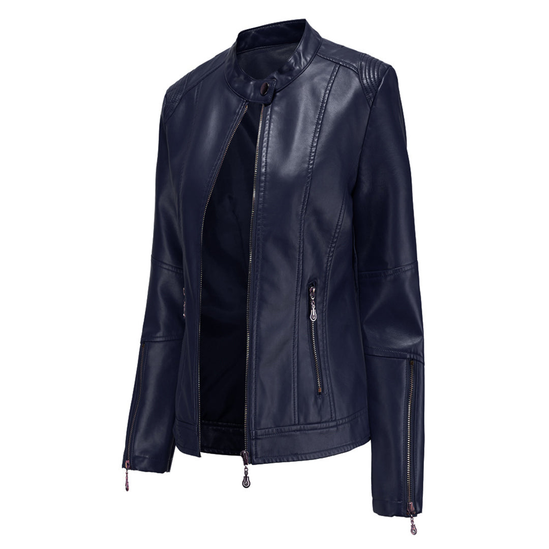 FRANICA - Stylish Leather Summer Jacket
