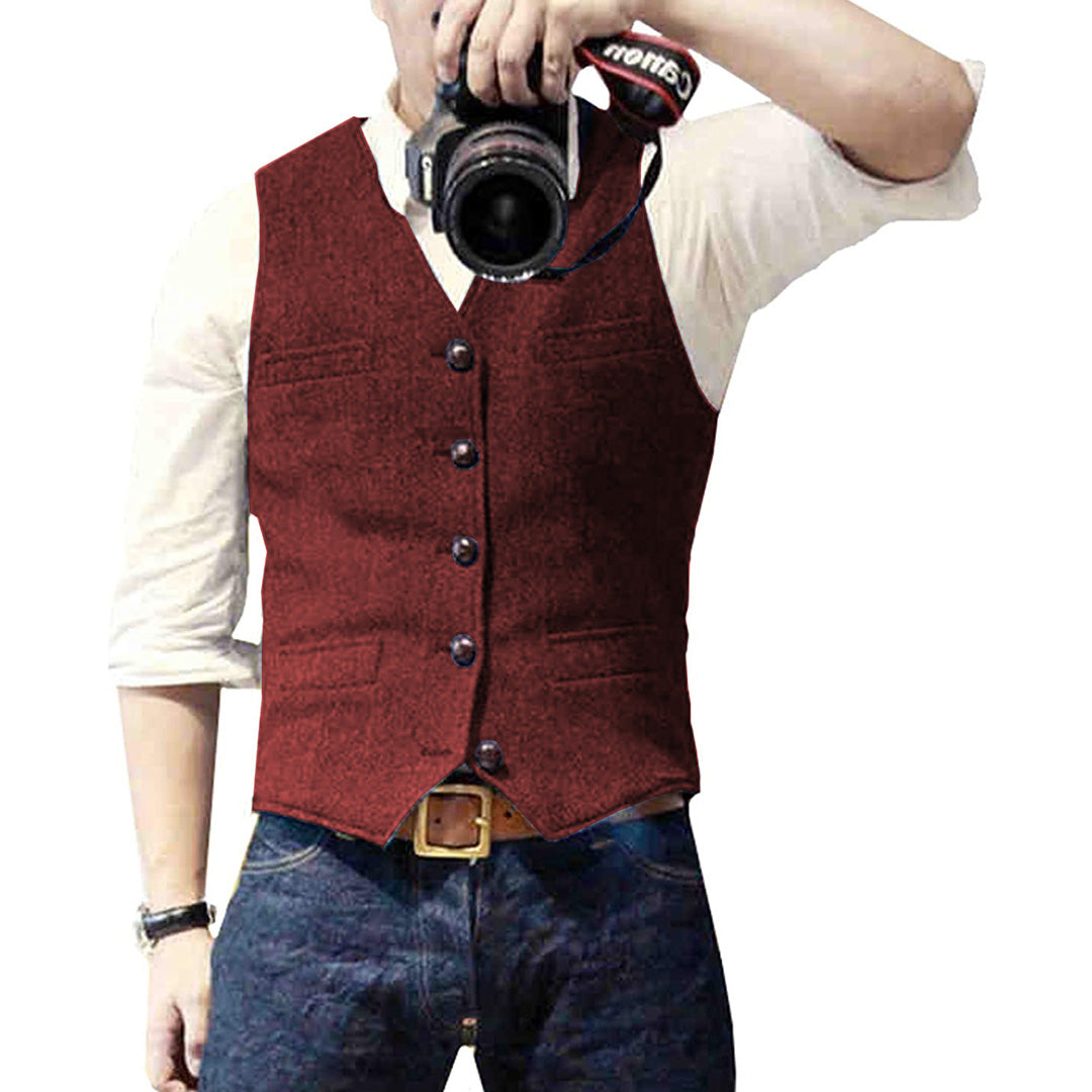 OLIVER - Elegant summer gilet for men