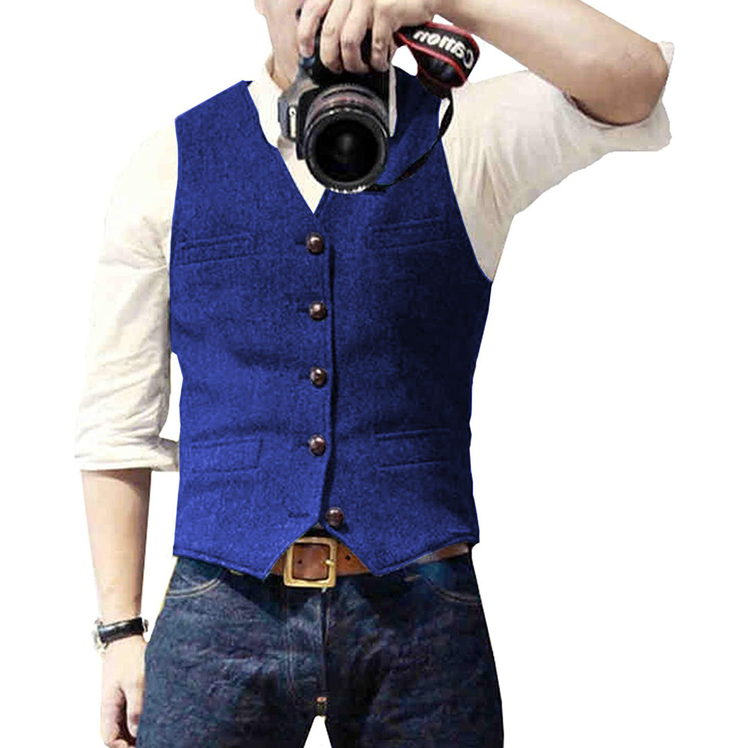 OLIVER - Elegant summer gilet for men