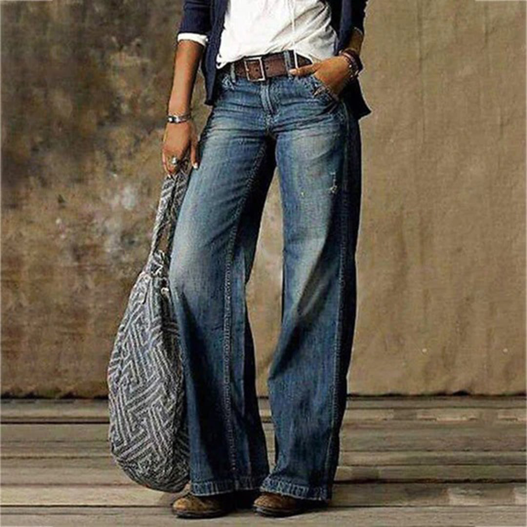 Elegante Leinenhose