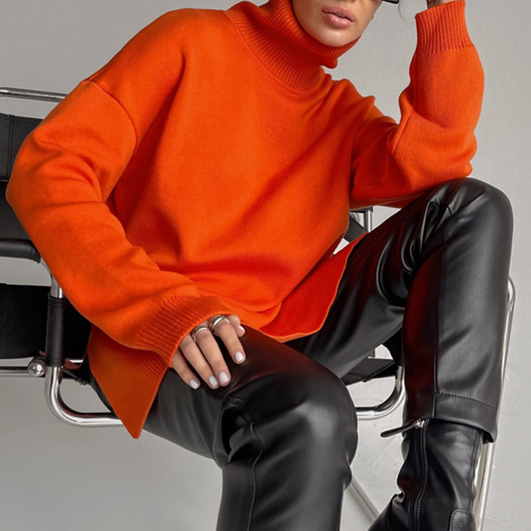 AALIYAH - Stylish Side Split Summer Sweater